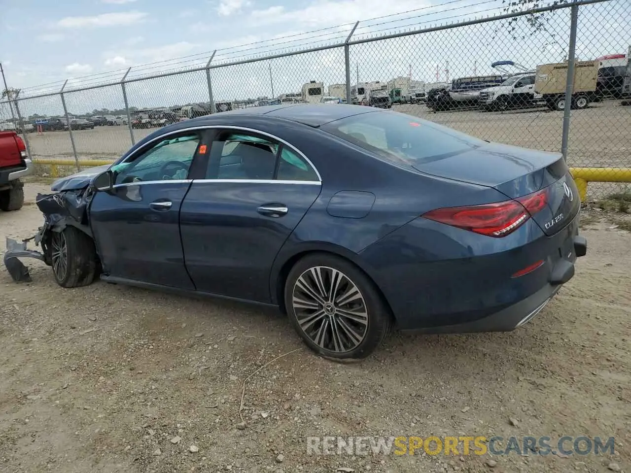 2 Photograph of a damaged car W1K5J4GB7MN193652 MERCEDES-BENZ CLA-CLASS 2021