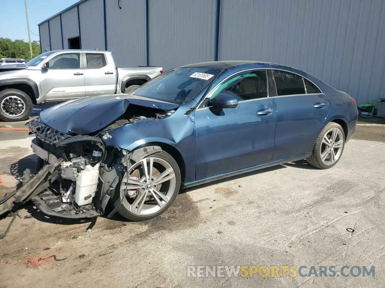 1 Photograph of a damaged car W1K5J4GB9MN181339 MERCEDES-BENZ CLA-CLASS 2021