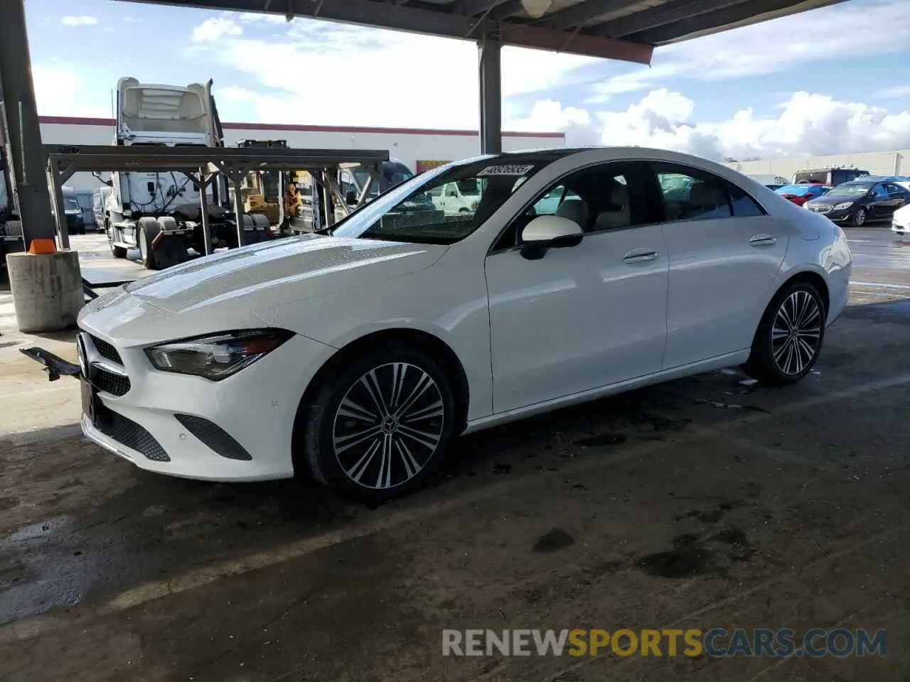 1 Photograph of a damaged car W1K5J4GB9MN190042 MERCEDES-BENZ CLA-CLASS 2021