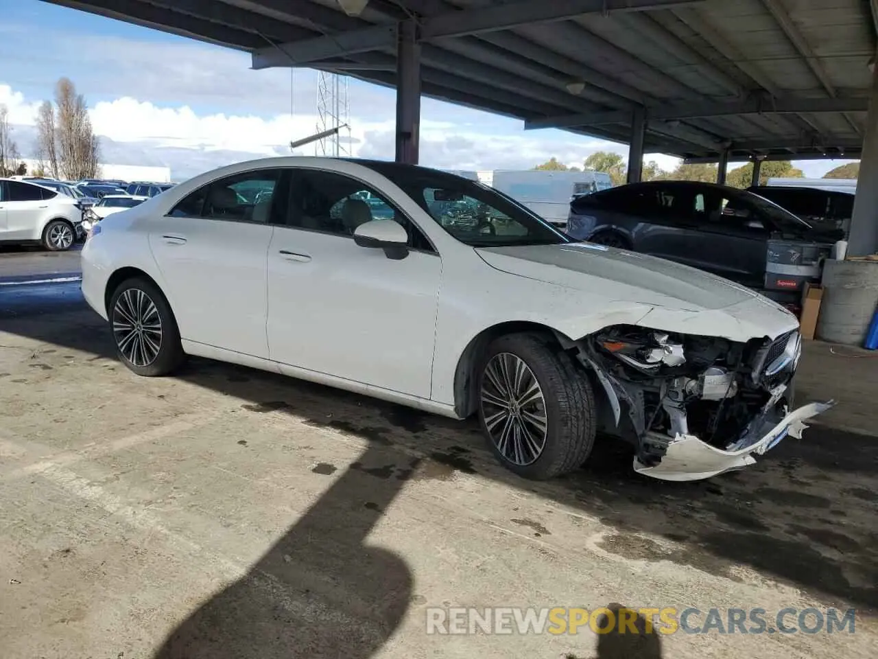 4 Photograph of a damaged car W1K5J4GB9MN190042 MERCEDES-BENZ CLA-CLASS 2021