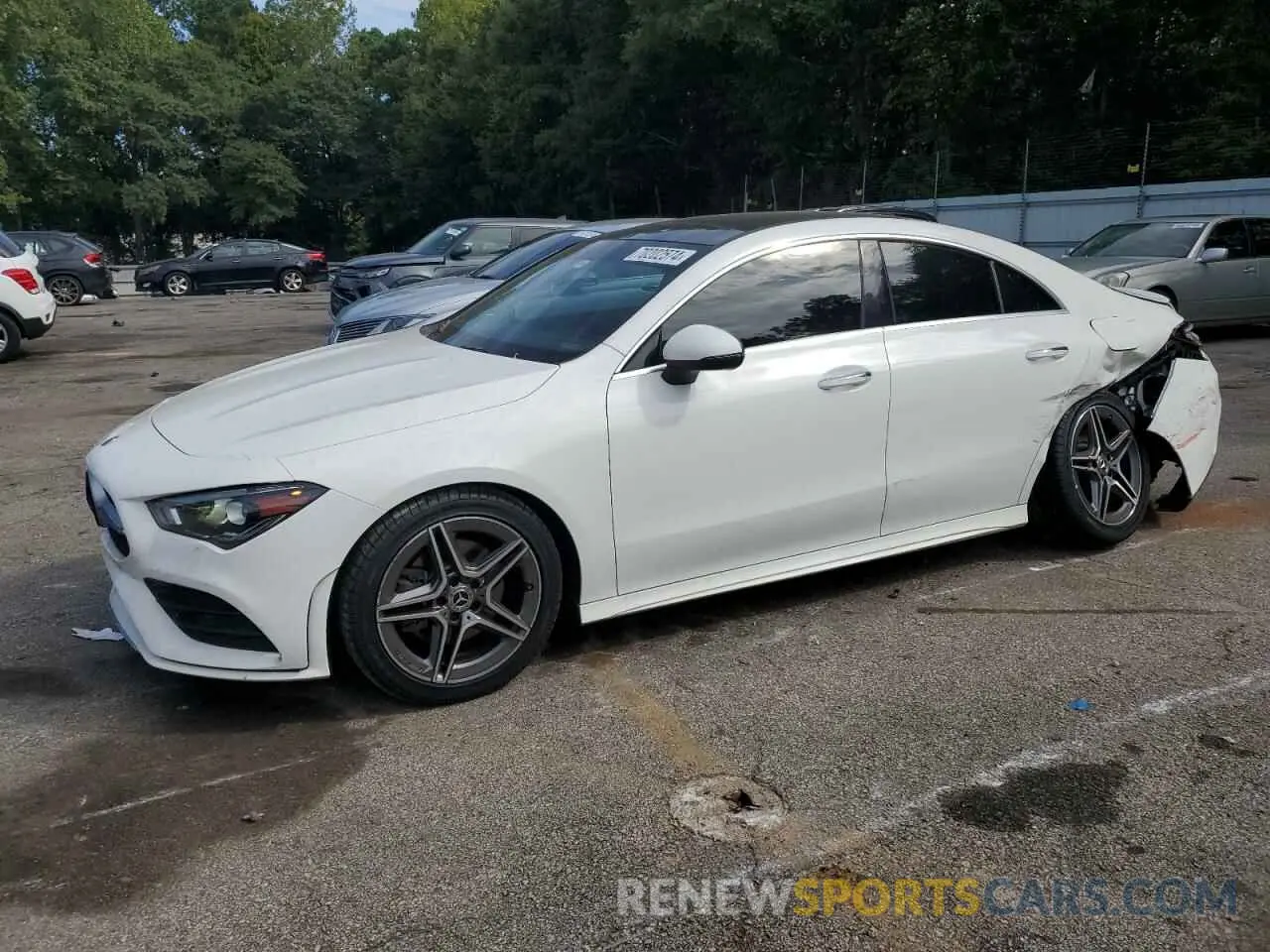 1 Photograph of a damaged car W1K5J4HB0MN165139 MERCEDES-BENZ CLA-CLASS 2021
