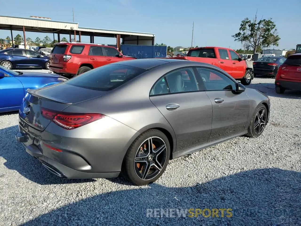 3 Photograph of a damaged car W1K5J4HB0MN172494 MERCEDES-BENZ CLA-CLASS 2021