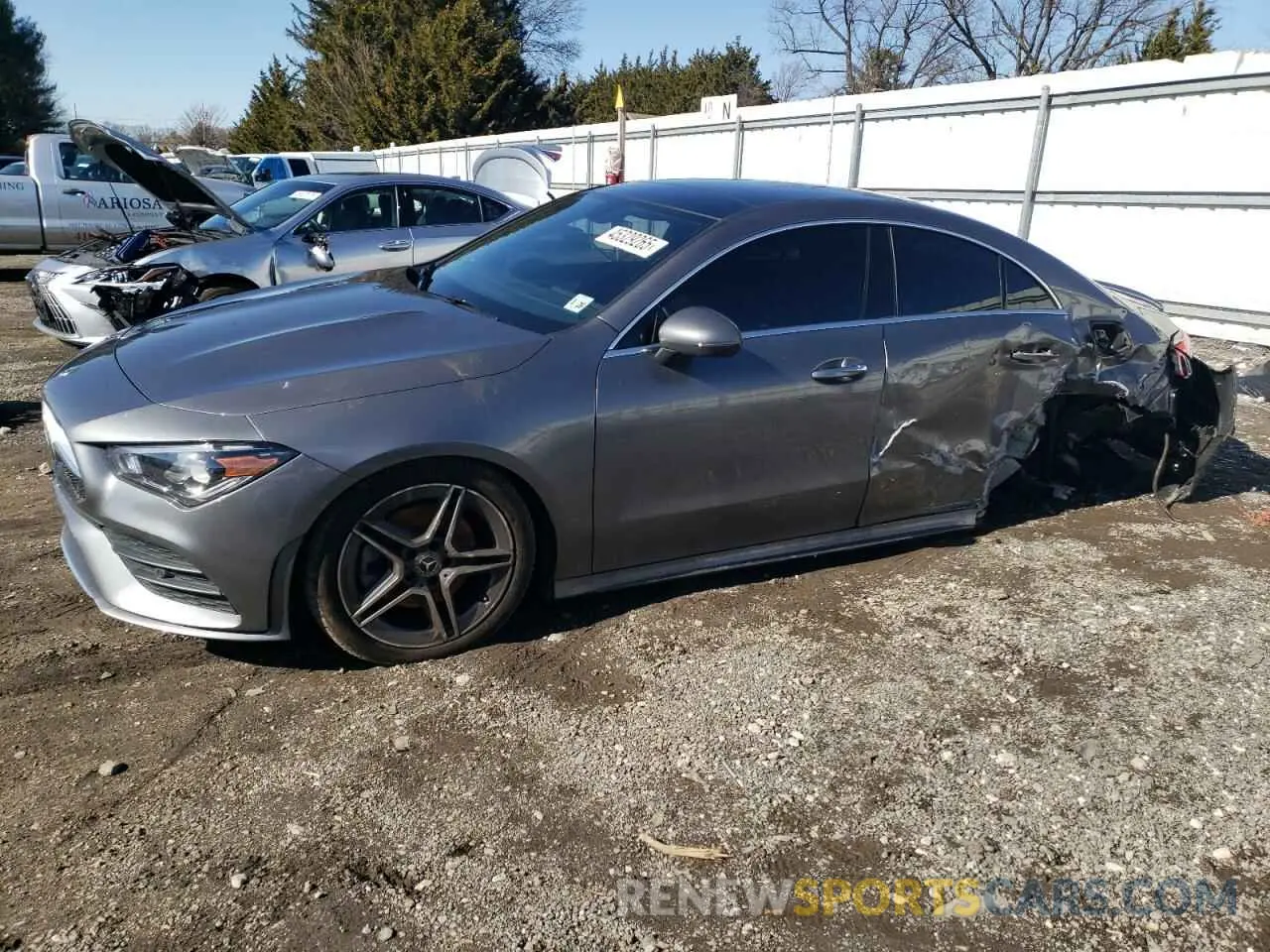 1 Photograph of a damaged car W1K5J4HB1MN169944 MERCEDES-BENZ CLA-CLASS 2021