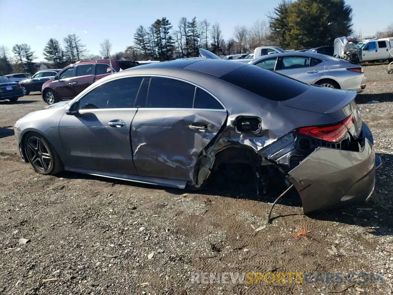 2 Photograph of a damaged car W1K5J4HB1MN169944 MERCEDES-BENZ CLA-CLASS 2021