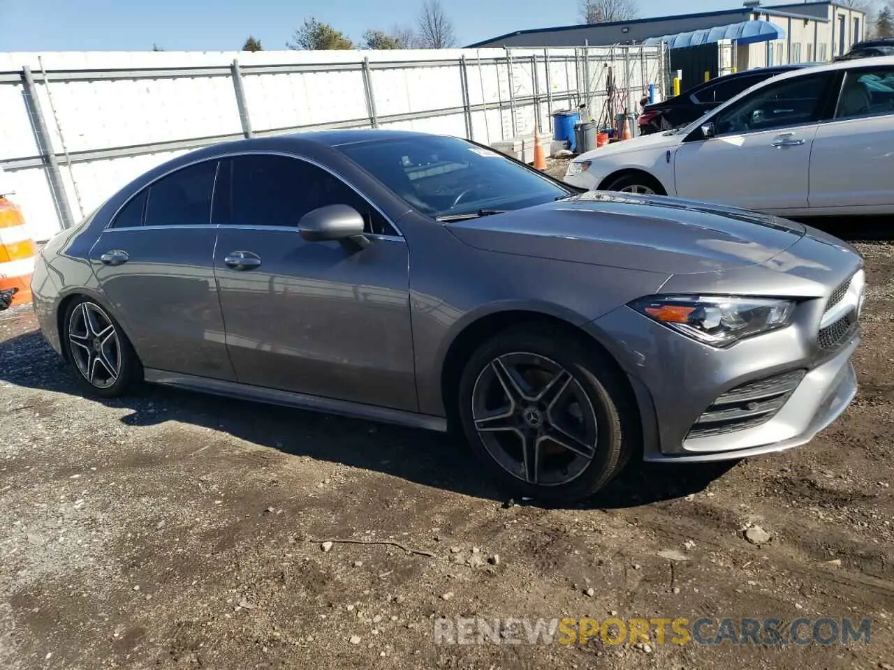 4 Photograph of a damaged car W1K5J4HB1MN169944 MERCEDES-BENZ CLA-CLASS 2021