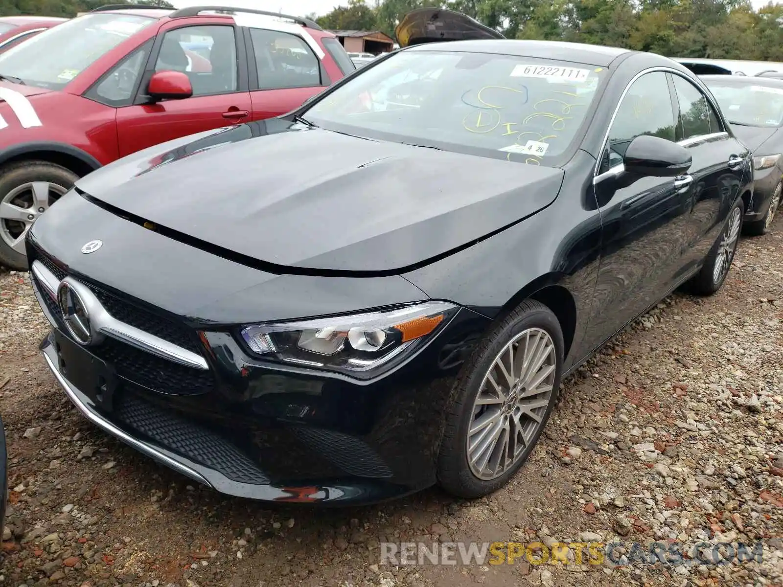 2 Photograph of a damaged car W1K5J4HB1MN191457 MERCEDES-BENZ CLA-CLASS 2021