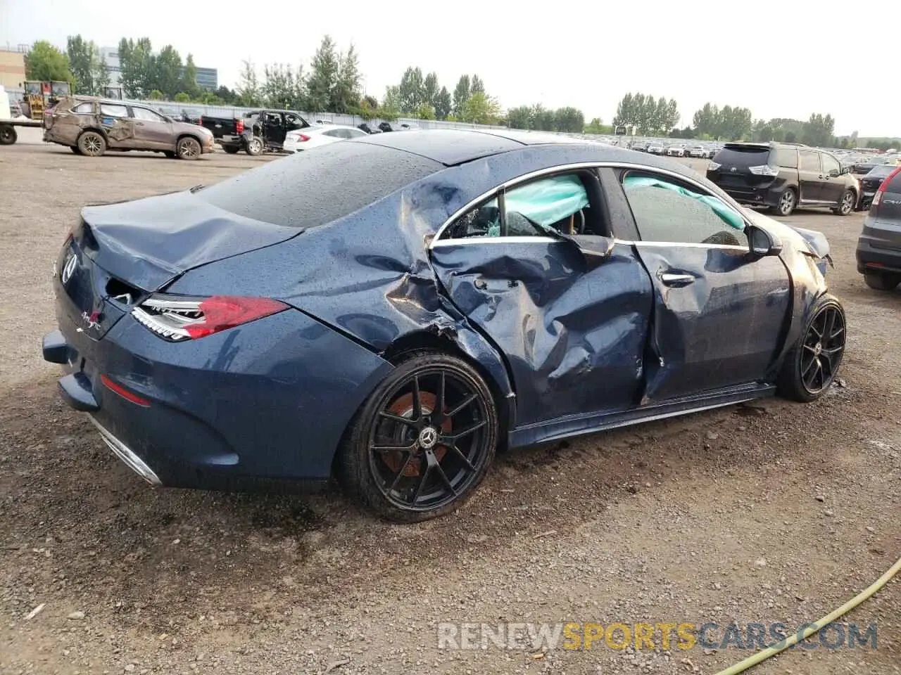 3 Photograph of a damaged car W1K5J4HB1MN245968 MERCEDES-BENZ CLA-CLASS 2021
