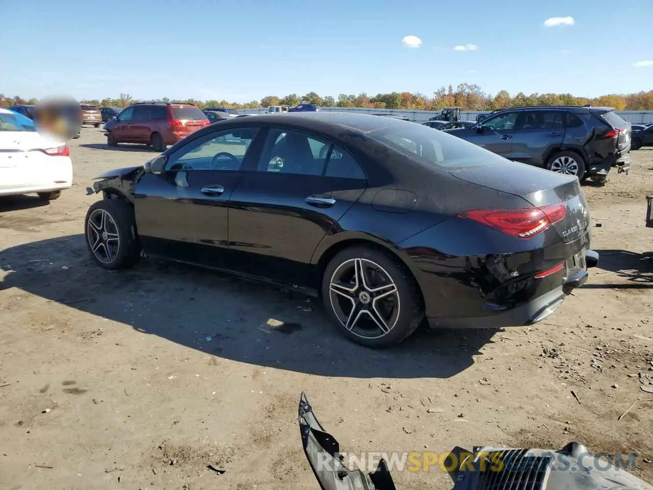 2 Photograph of a damaged car W1K5J4HB2MN200067 MERCEDES-BENZ CLA-CLASS 2021