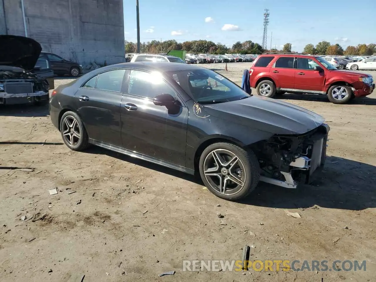 4 Photograph of a damaged car W1K5J4HB2MN200067 MERCEDES-BENZ CLA-CLASS 2021