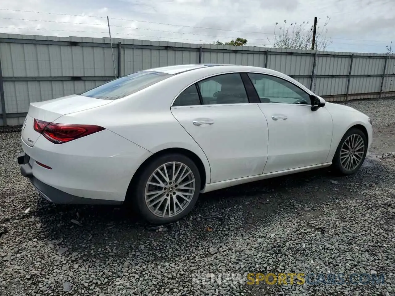 3 Photograph of a damaged car W1K5J4HB6MN191325 MERCEDES-BENZ CLA-CLASS 2021