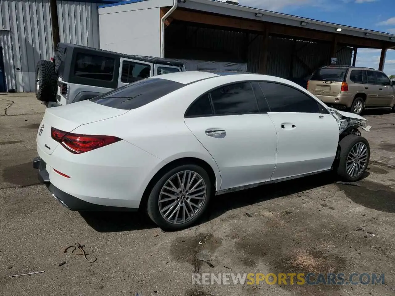 3 Photograph of a damaged car W1K5J4HB8MN170007 MERCEDES-BENZ CLA-CLASS 2021