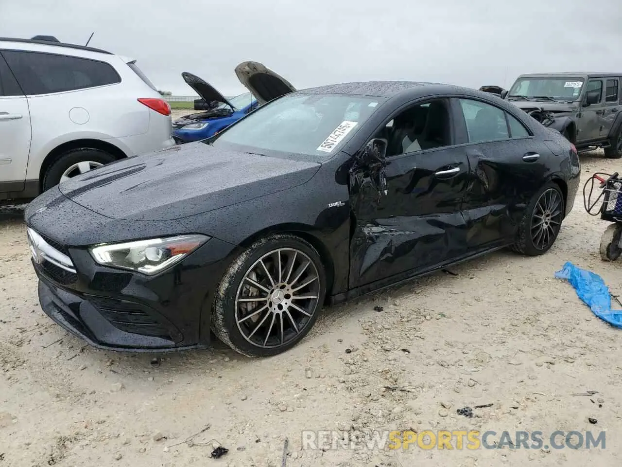 1 Photograph of a damaged car W1K5J5BB5MN180587 MERCEDES-BENZ CLA-CLASS 2021