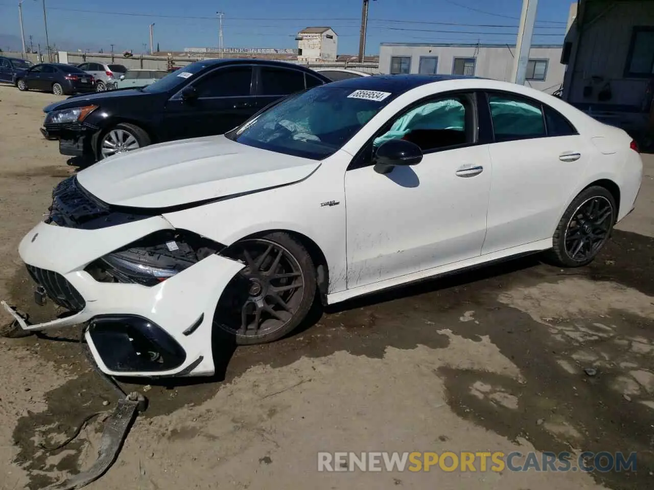 1 Photograph of a damaged car W1K5J5DB0MN180056 MERCEDES-BENZ CLA-CLASS 2021