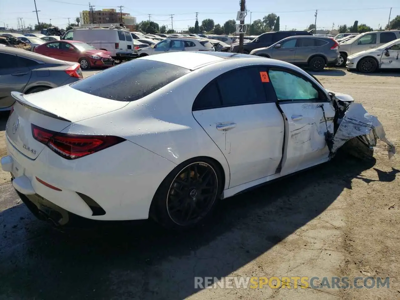 3 Photograph of a damaged car W1K5J5DB0MN180056 MERCEDES-BENZ CLA-CLASS 2021