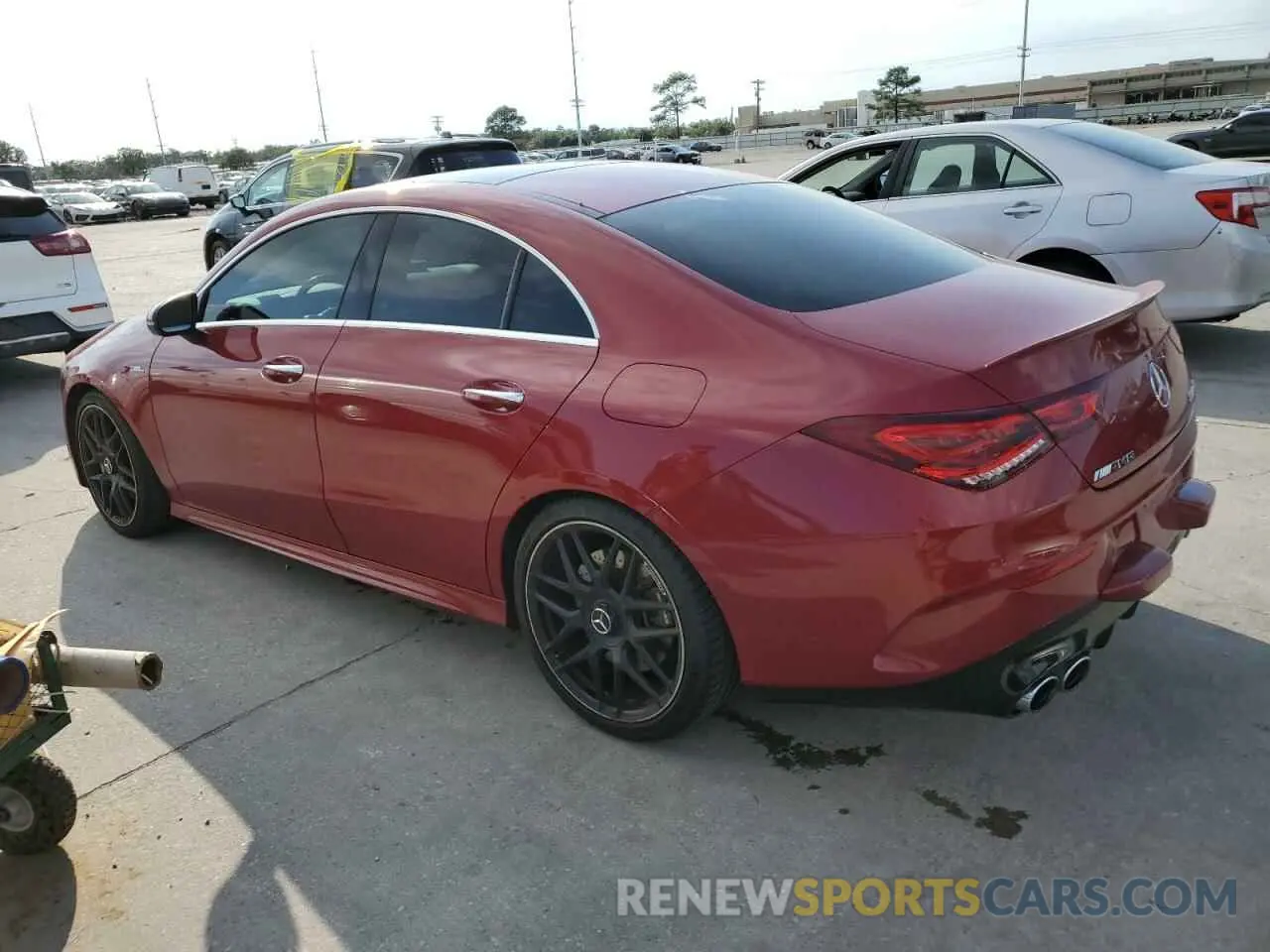 2 Photograph of a damaged car W1K5J5DB8MN170617 MERCEDES-BENZ CLA-CLASS 2021