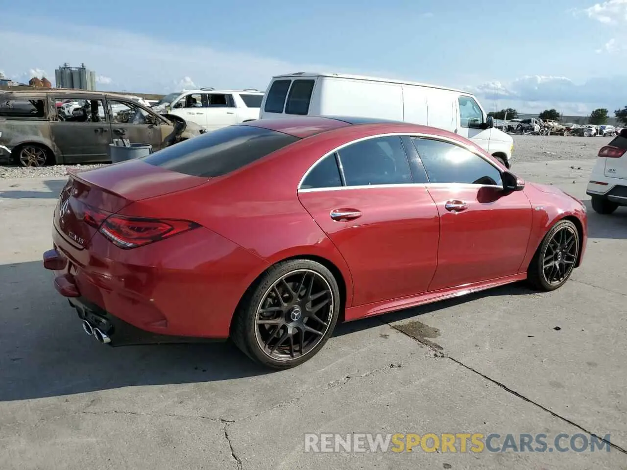 3 Photograph of a damaged car W1K5J5DB8MN170617 MERCEDES-BENZ CLA-CLASS 2021
