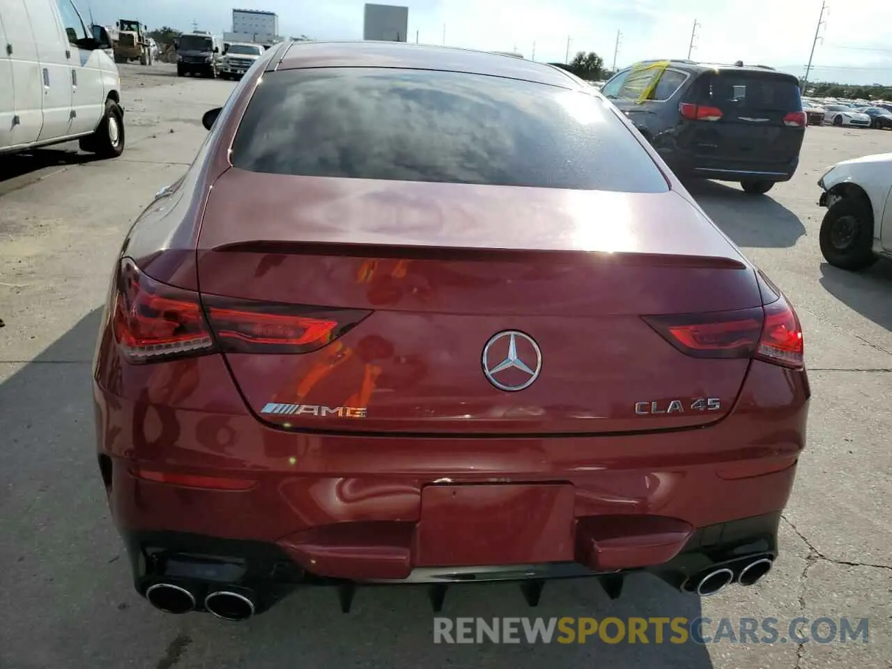 6 Photograph of a damaged car W1K5J5DB8MN170617 MERCEDES-BENZ CLA-CLASS 2021