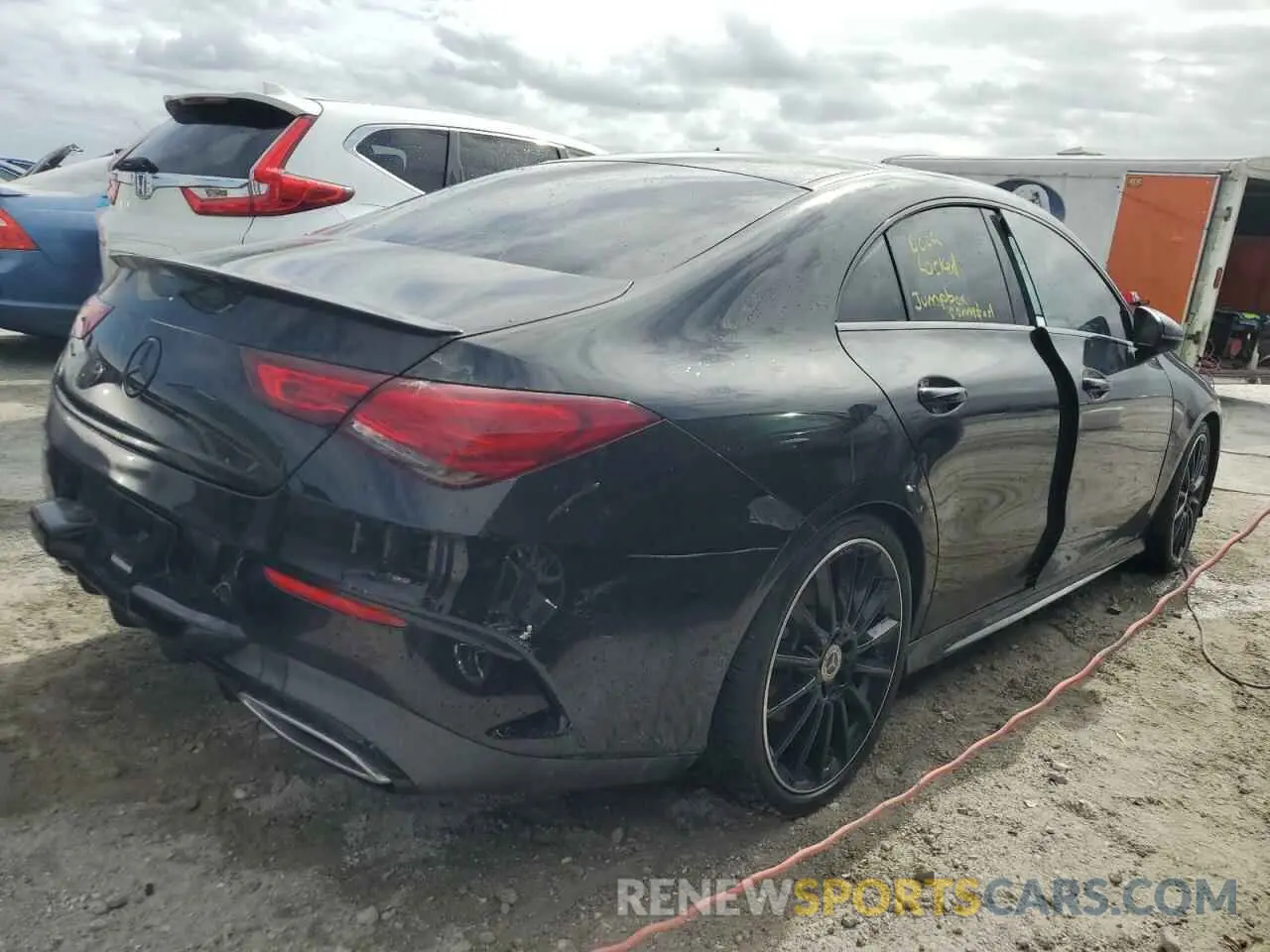 3 Photograph of a damaged car W1K5J4GB0NN282335 MERCEDES-BENZ CLA-CLASS 2022