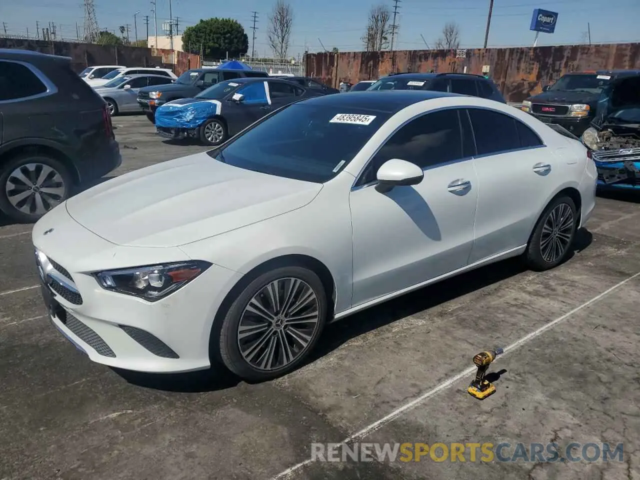 1 Photograph of a damaged car W1K5J4GB6NN311479 MERCEDES-BENZ CLA-CLASS 2022