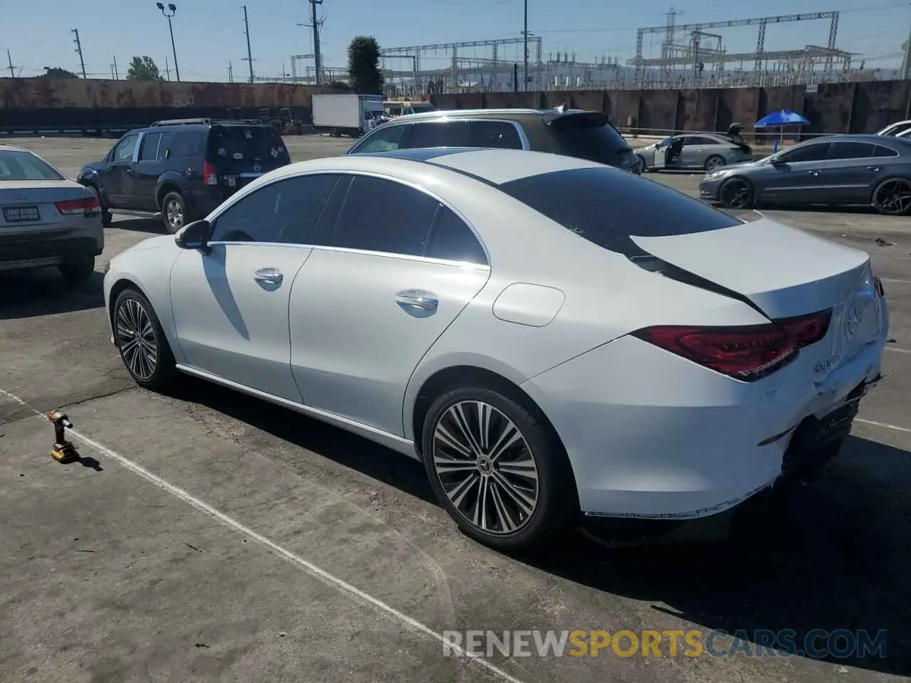 2 Photograph of a damaged car W1K5J4GB6NN311479 MERCEDES-BENZ CLA-CLASS 2022