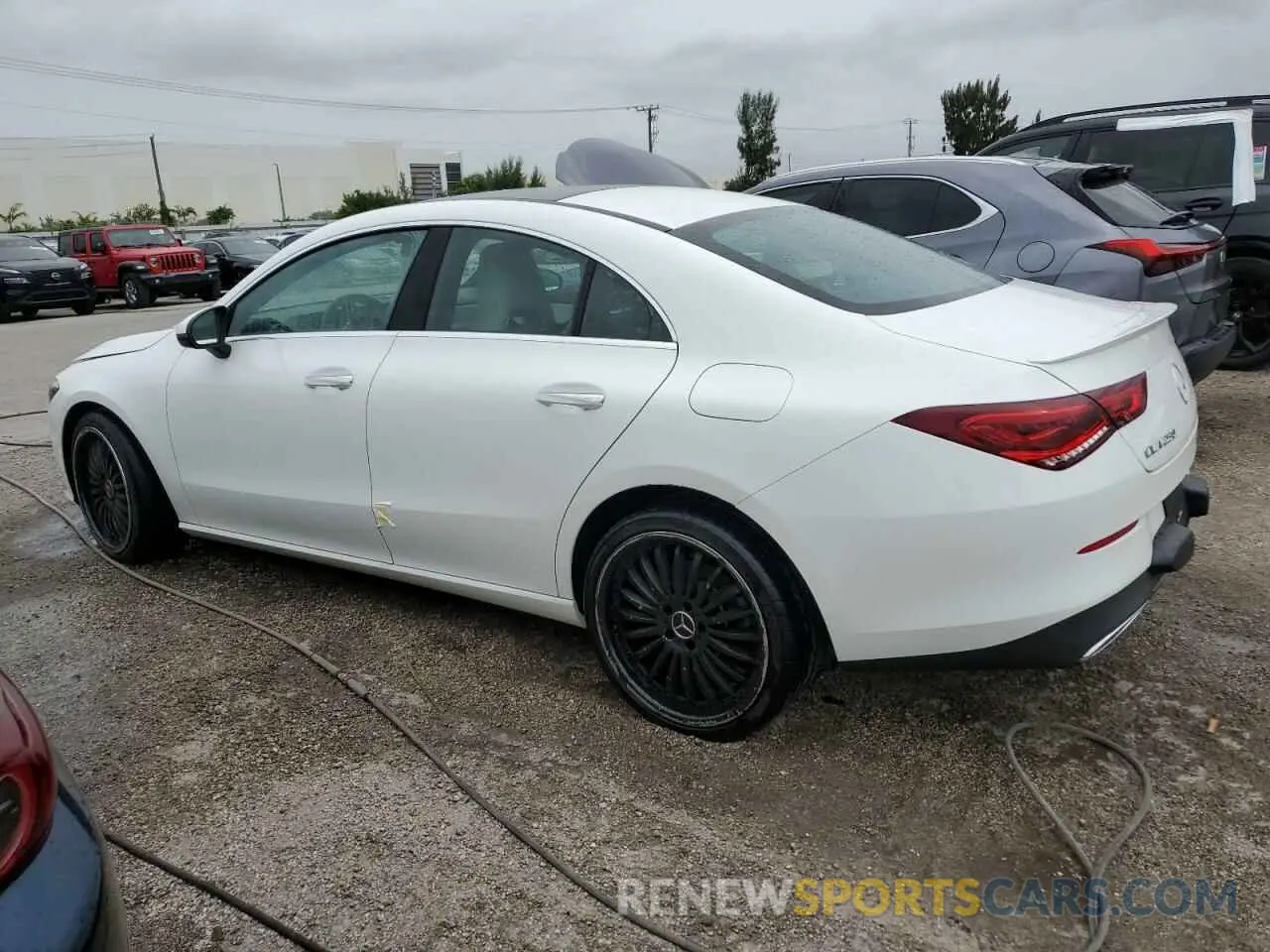 2 Photograph of a damaged car W1K5J4GB9NN312660 MERCEDES-BENZ CLA-CLASS 2022