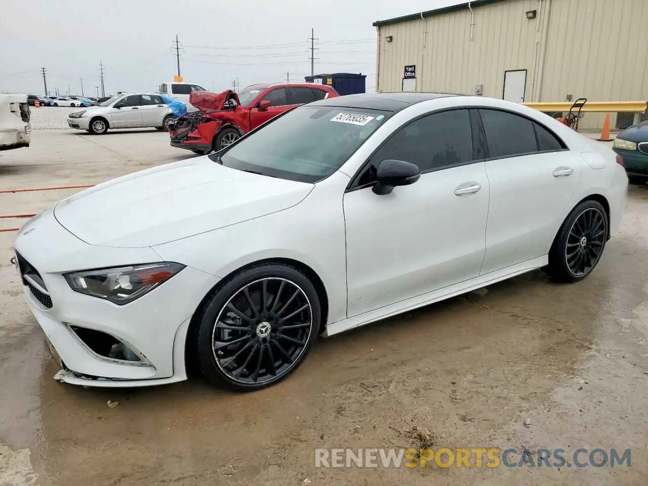 1 Photograph of a damaged car W1K5J4GB9NN318183 MERCEDES-BENZ CLA-CLASS 2022