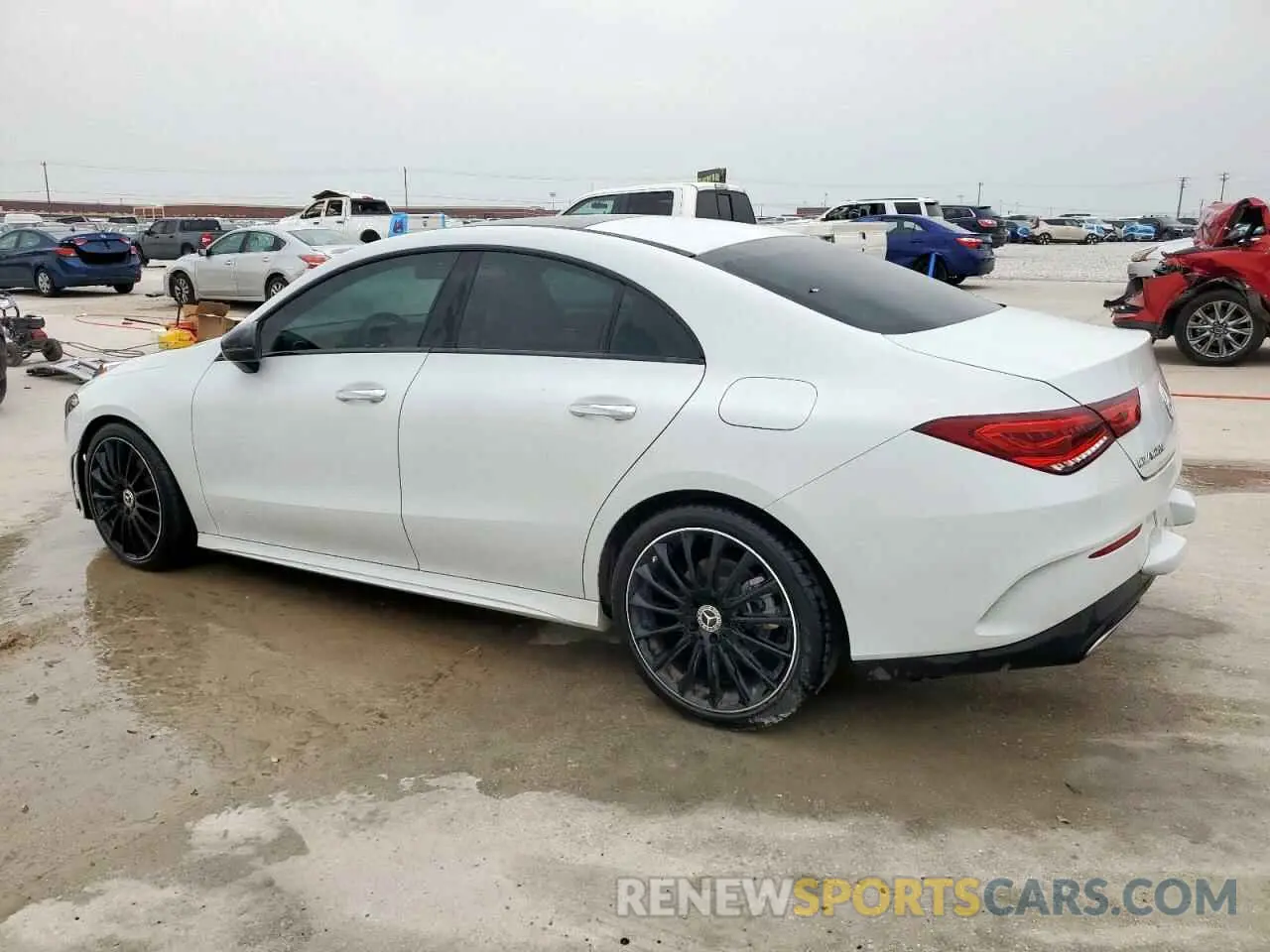 2 Photograph of a damaged car W1K5J4GB9NN318183 MERCEDES-BENZ CLA-CLASS 2022