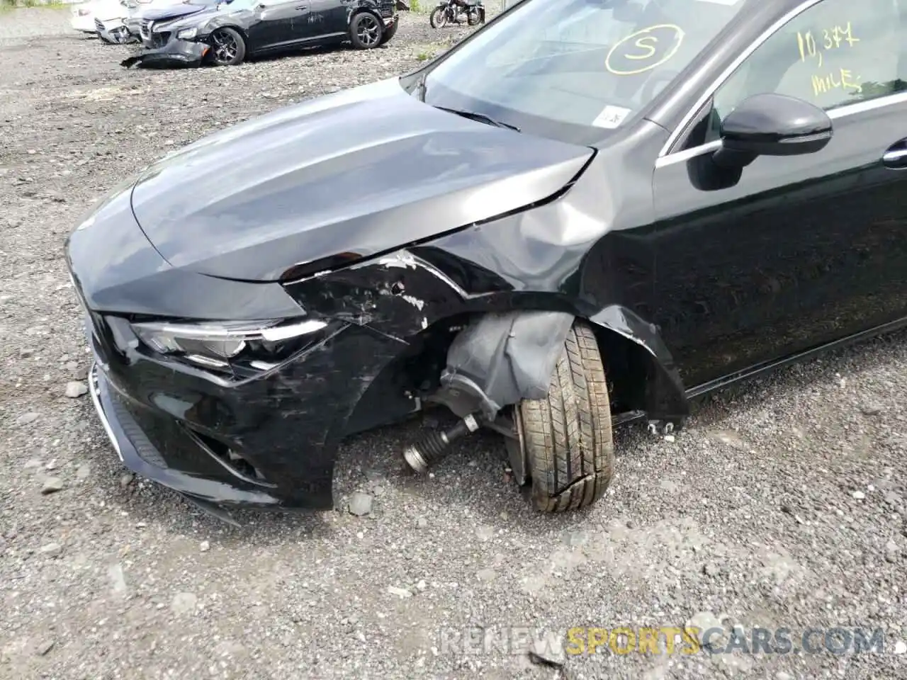 9 Photograph of a damaged car W1K5J4HB0NN263699 MERCEDES-BENZ CLA-CLASS 2022