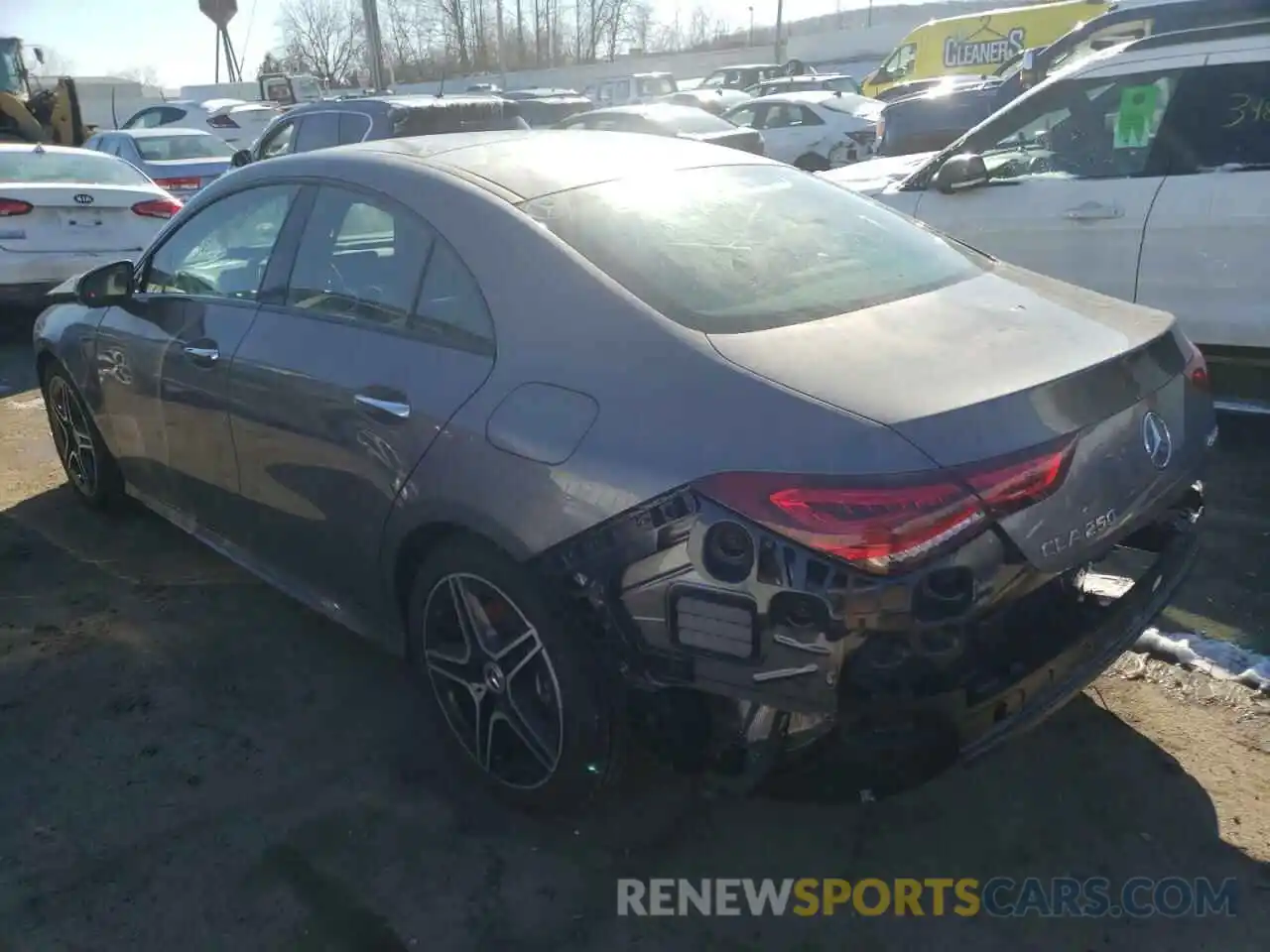 3 Photograph of a damaged car W1K5J4HB1NN263789 MERCEDES-BENZ CLA-CLASS 2022