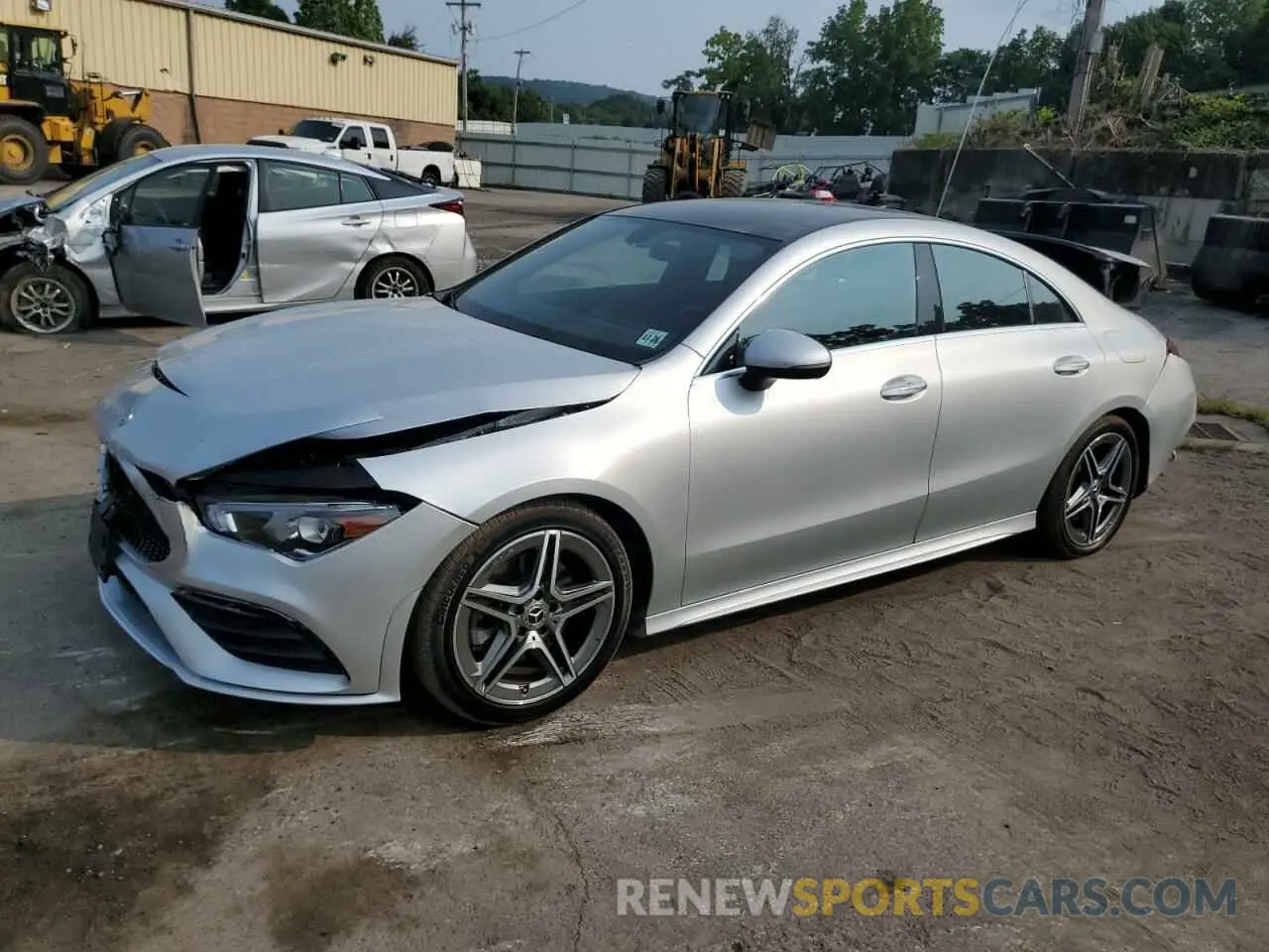 1 Photograph of a damaged car W1K5J4HB4NN263415 MERCEDES-BENZ CLA-CLASS 2022