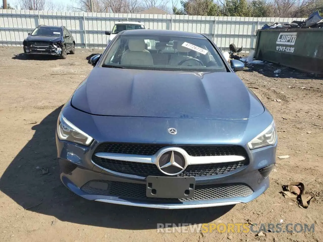 5 Photograph of a damaged car W1K5J4HB5NN253508 MERCEDES-BENZ CLA-CLASS 2022