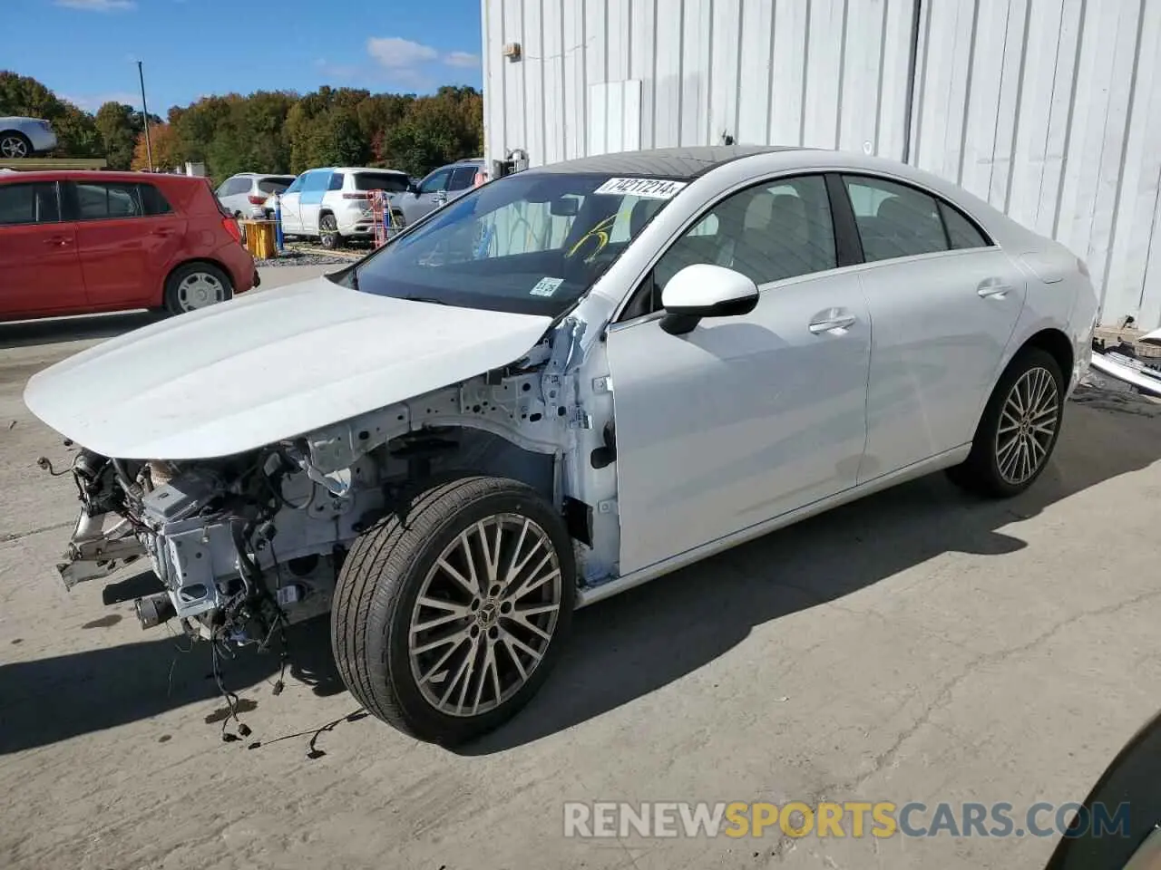 1 Photograph of a damaged car W1K5J4HB7NN267121 MERCEDES-BENZ CLA-CLASS 2022