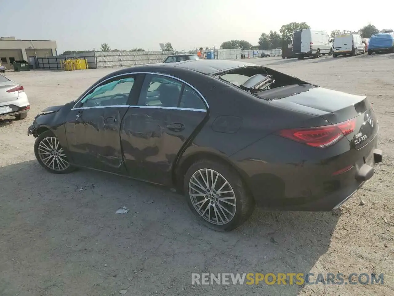2 Photograph of a damaged car W1K5J4HB8NN259805 MERCEDES-BENZ CLA-CLASS 2022