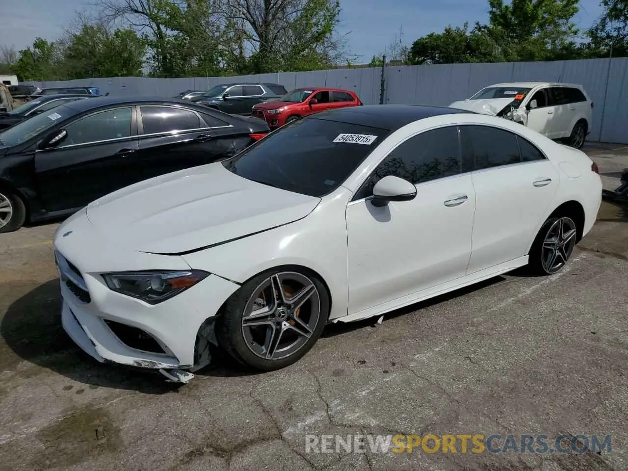 1 Photograph of a damaged car W1K5J4HB8NN299396 MERCEDES-BENZ CLA-CLASS 2022