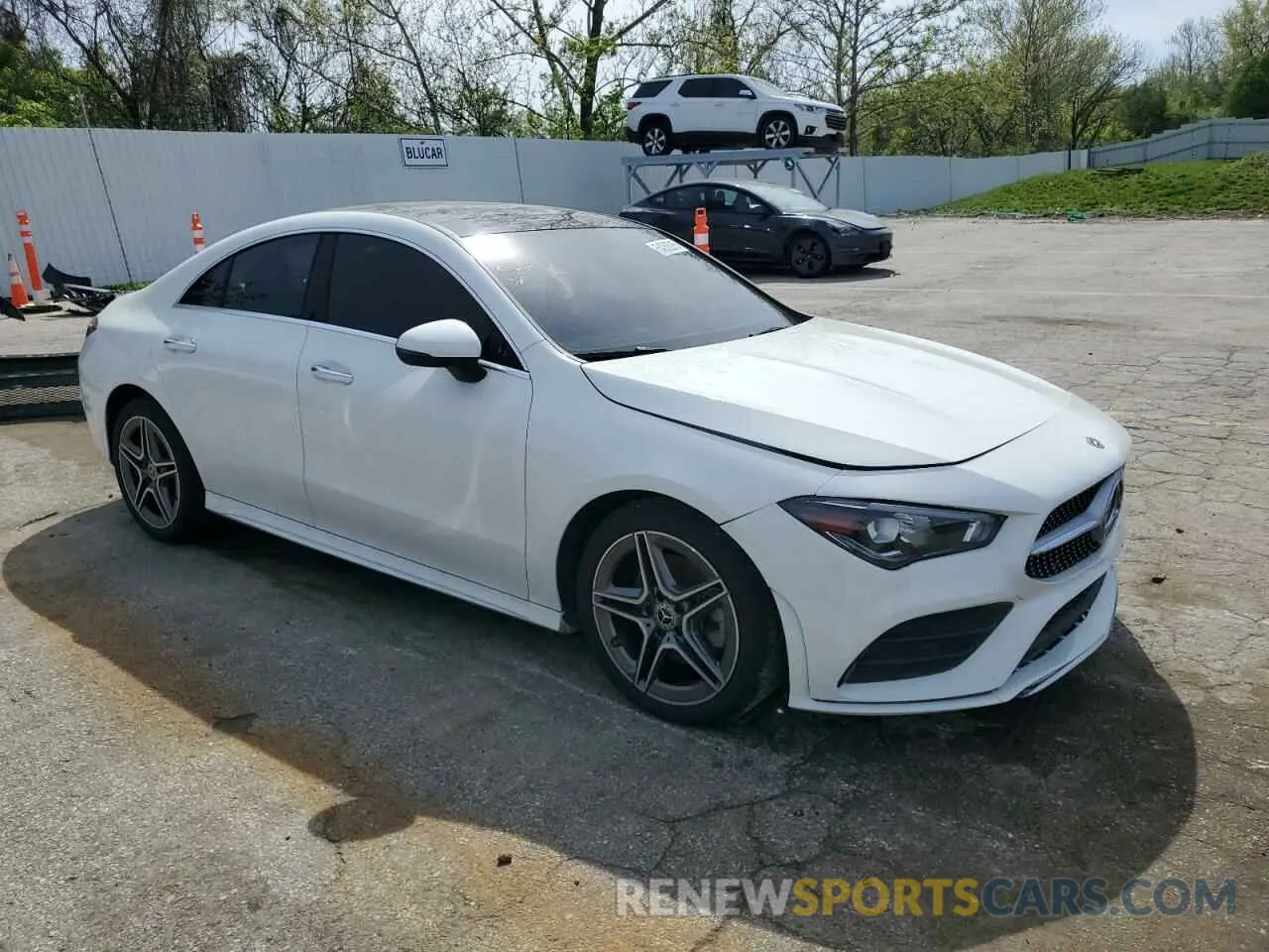 4 Photograph of a damaged car W1K5J4HB8NN299396 MERCEDES-BENZ CLA-CLASS 2022