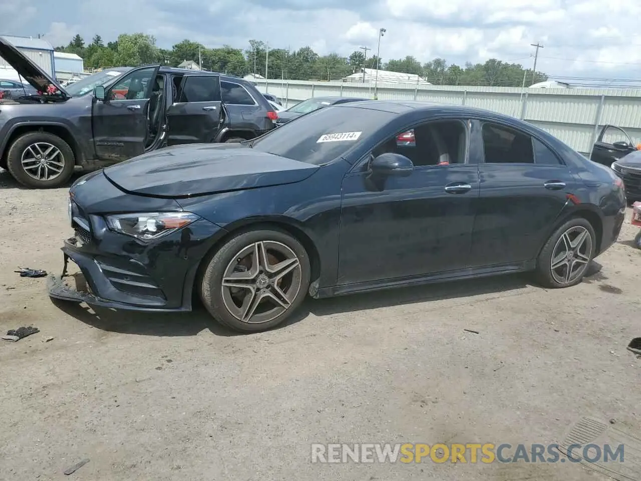 1 Photograph of a damaged car W1K5J4HB9NN300877 MERCEDES-BENZ CLA-CLASS 2022