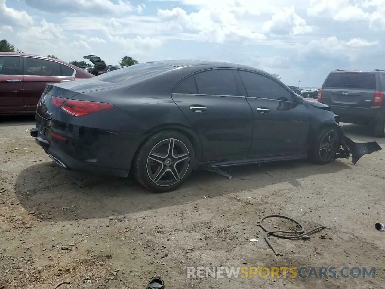 3 Photograph of a damaged car W1K5J4HB9NN300877 MERCEDES-BENZ CLA-CLASS 2022