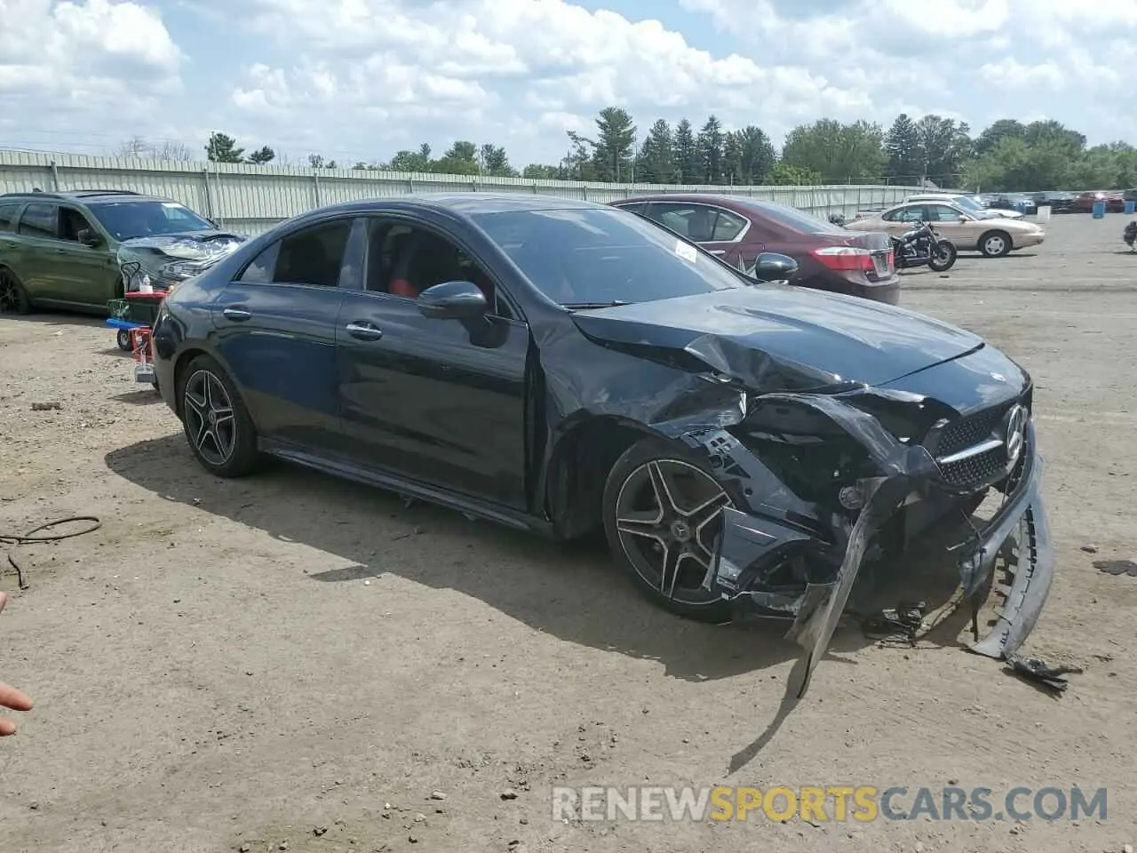 4 Photograph of a damaged car W1K5J4HB9NN300877 MERCEDES-BENZ CLA-CLASS 2022