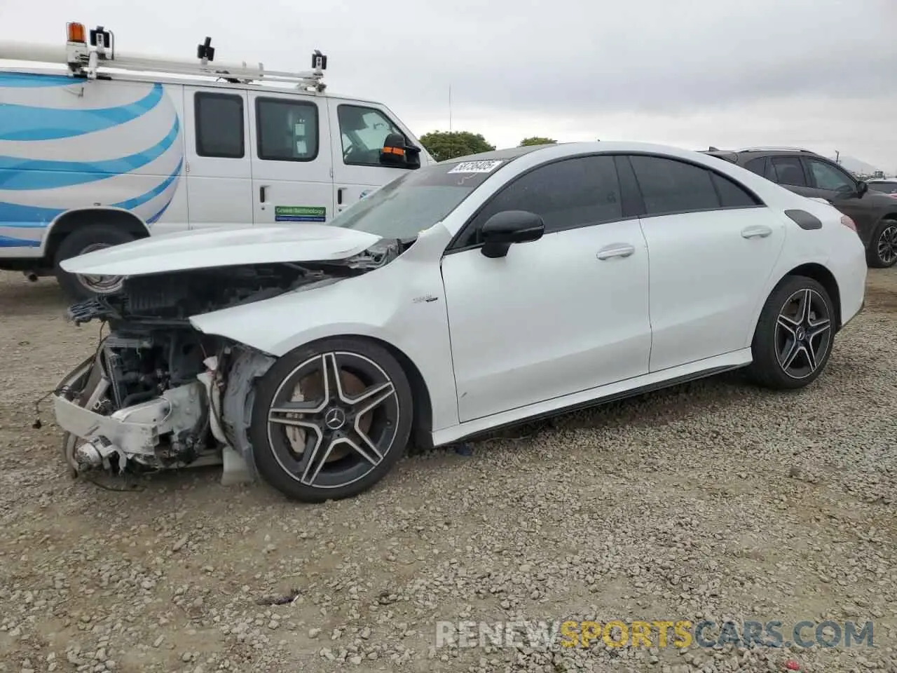 1 Photograph of a damaged car W1K5J5BB0NN267492 MERCEDES-BENZ CLA-CLASS 2022