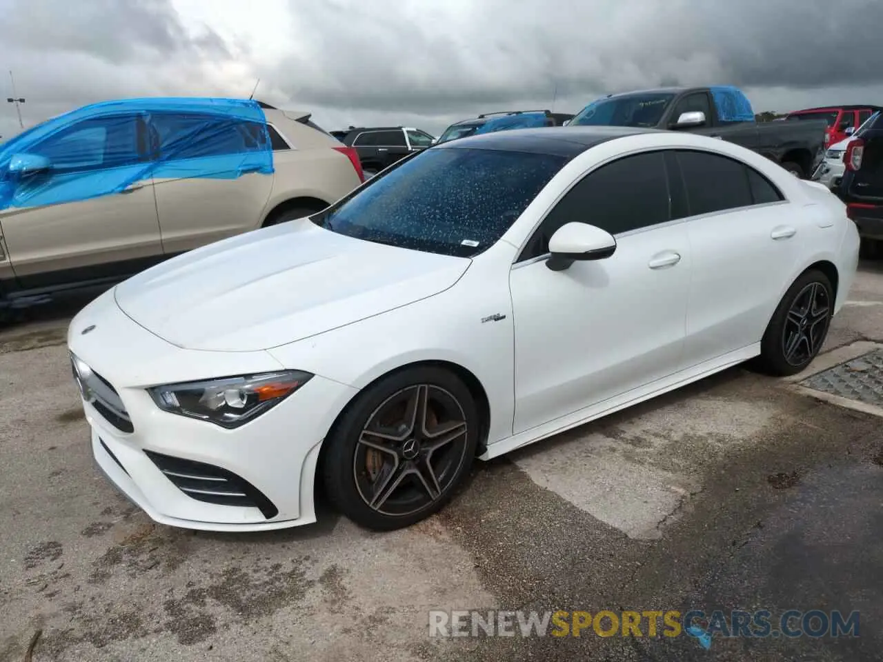1 Photograph of a damaged car W1K5J5BB0NN320742 MERCEDES-BENZ CLA-CLASS 2022