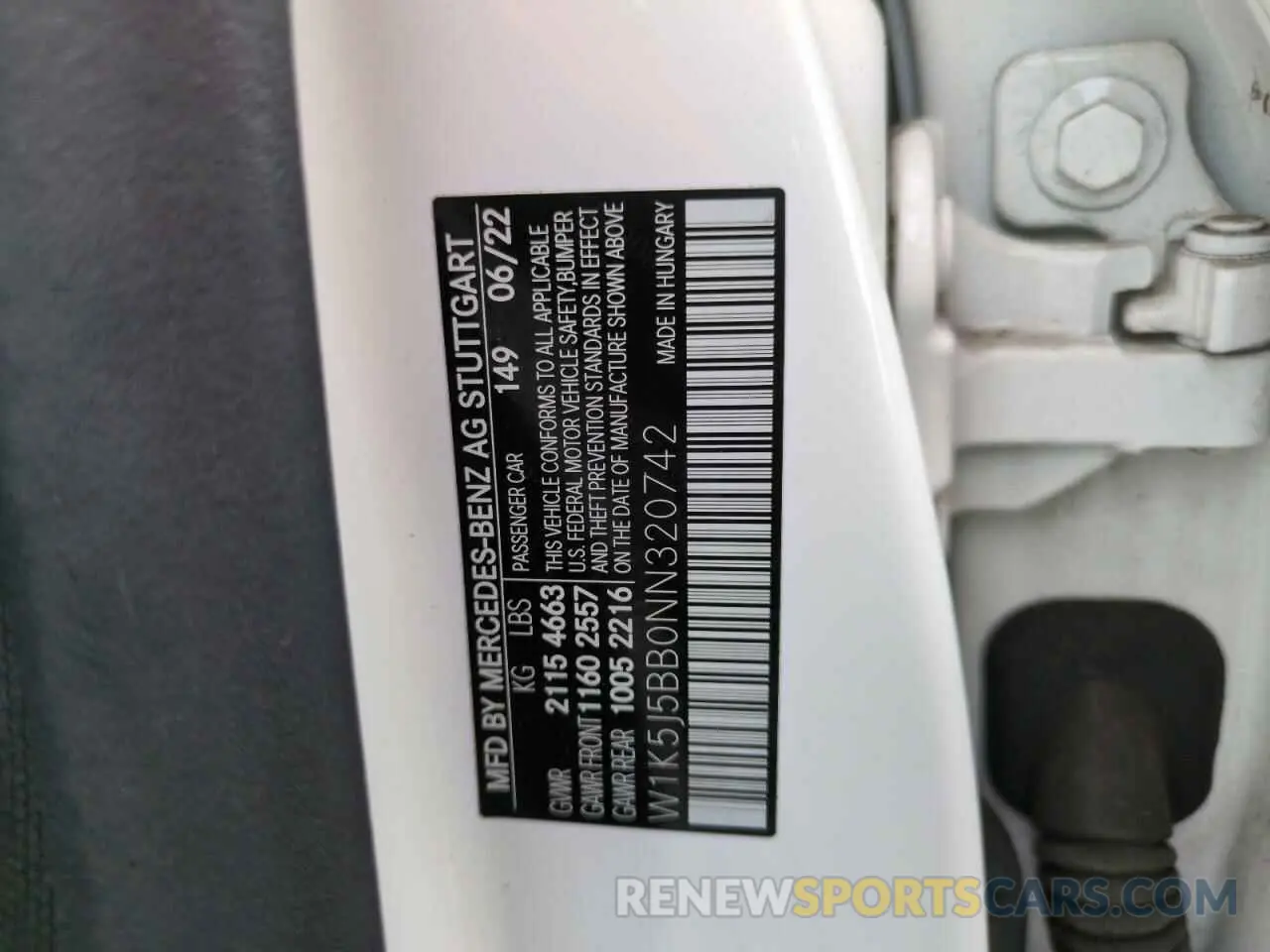13 Photograph of a damaged car W1K5J5BB0NN320742 MERCEDES-BENZ CLA-CLASS 2022