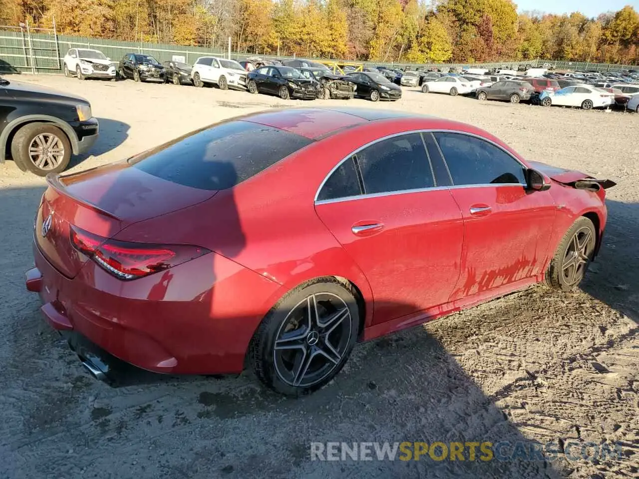 3 Photograph of a damaged car W1K5J5BB1NN287234 MERCEDES-BENZ CLA-CLASS 2022