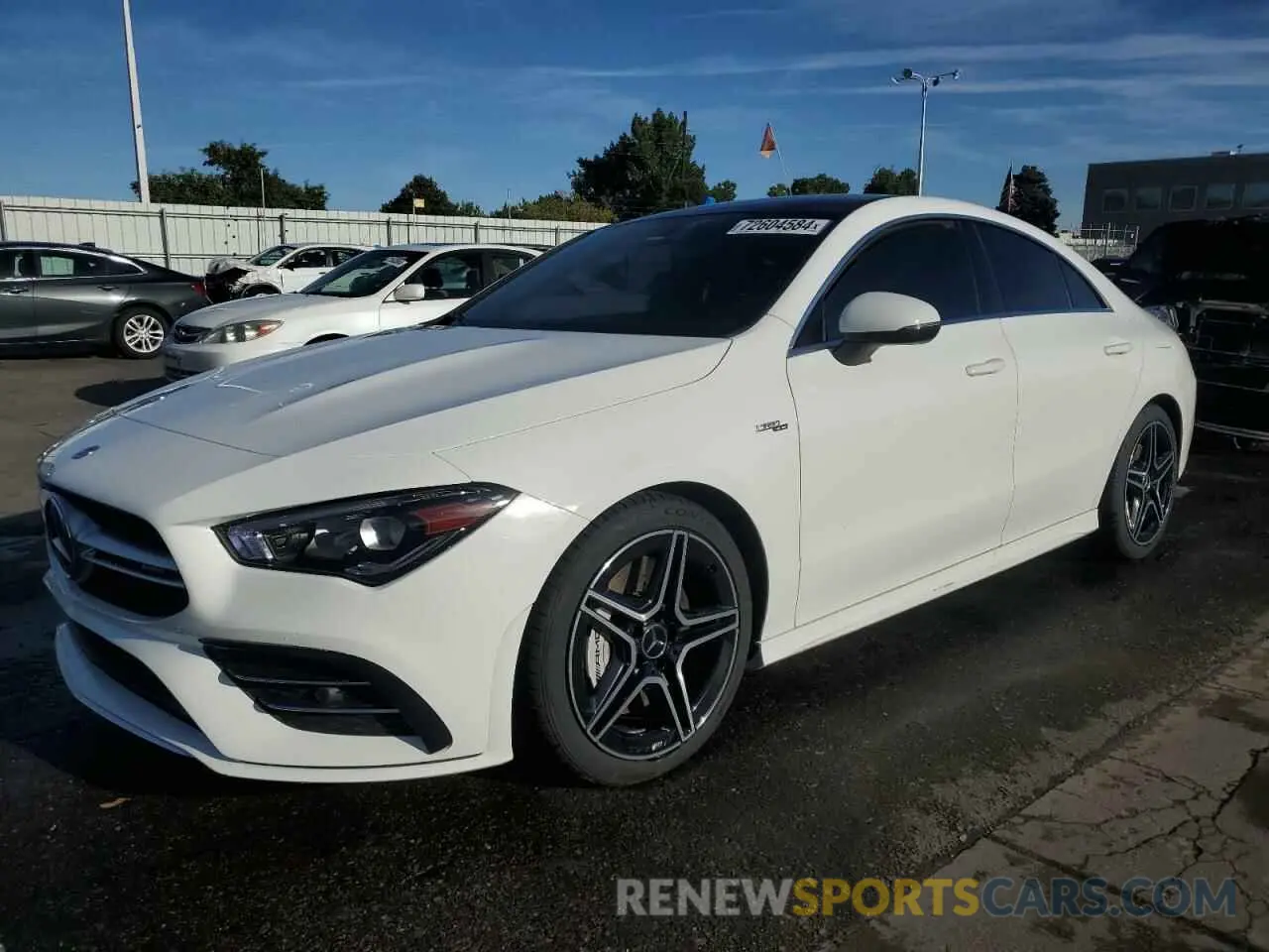 1 Photograph of a damaged car W1K5J5BB1NN297150 MERCEDES-BENZ CLA-CLASS 2022