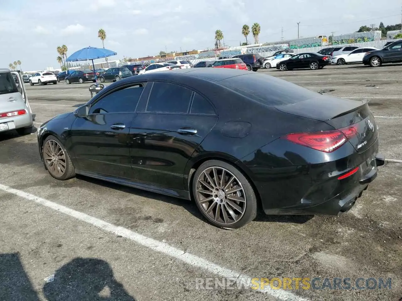 2 Photograph of a damaged car W1K5J5BB8NN303431 MERCEDES-BENZ CLA-CLASS 2022