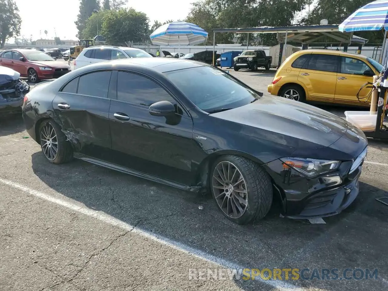 4 Photograph of a damaged car W1K5J5BB8NN303431 MERCEDES-BENZ CLA-CLASS 2022