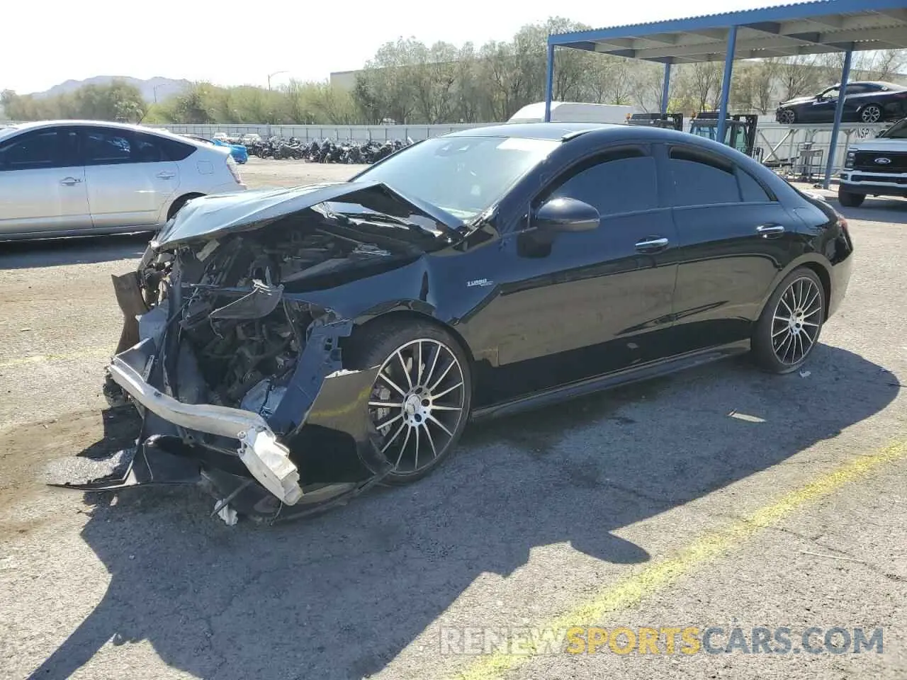 1 Photograph of a damaged car W1K5J5BB9NN297137 MERCEDES-BENZ CLA-CLASS 2022