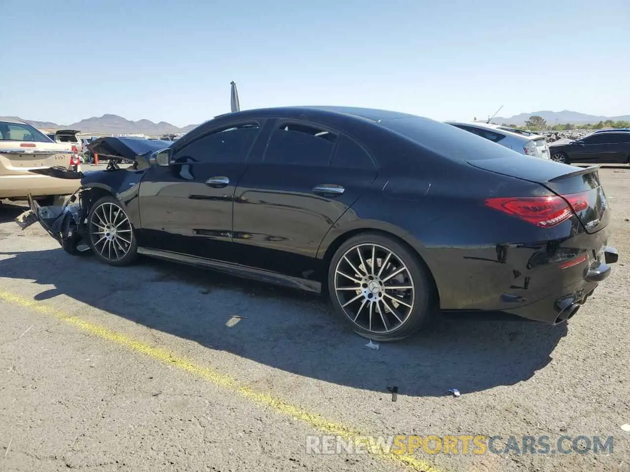 2 Photograph of a damaged car W1K5J5BB9NN297137 MERCEDES-BENZ CLA-CLASS 2022