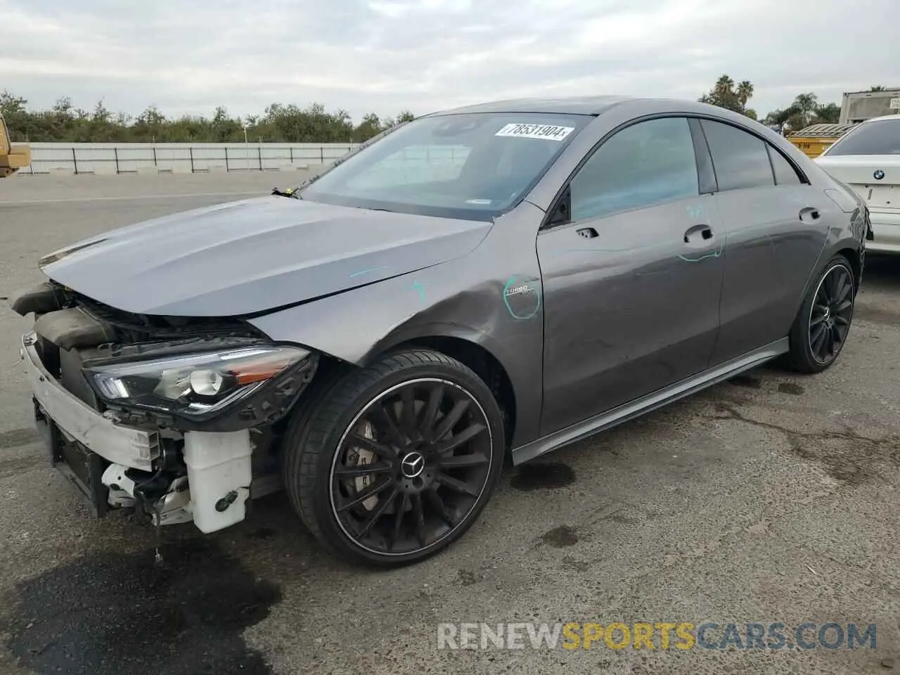 1 Photograph of a damaged car W1K5J5BBXNN296482 MERCEDES-BENZ CLA-CLASS 2022