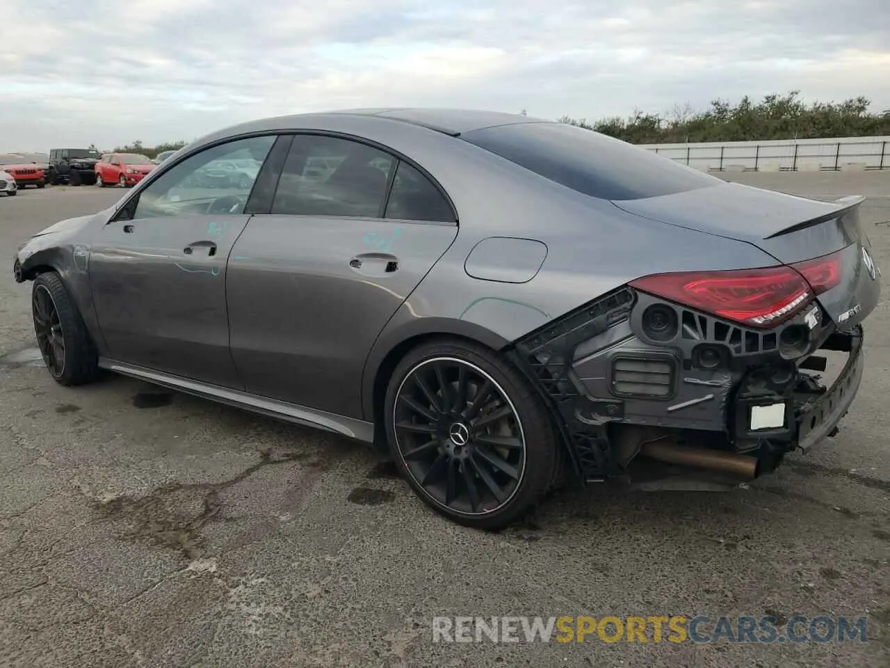 2 Photograph of a damaged car W1K5J5BBXNN296482 MERCEDES-BENZ CLA-CLASS 2022