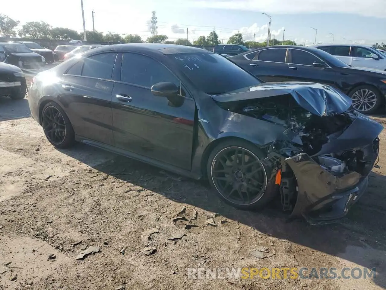 4 Photograph of a damaged car W1K5J5DB2NN304801 MERCEDES-BENZ CLA-CLASS 2022